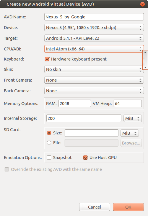 How to run Android emulation on ubuntu linux