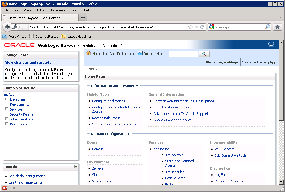 Weblogic Installation on Centos