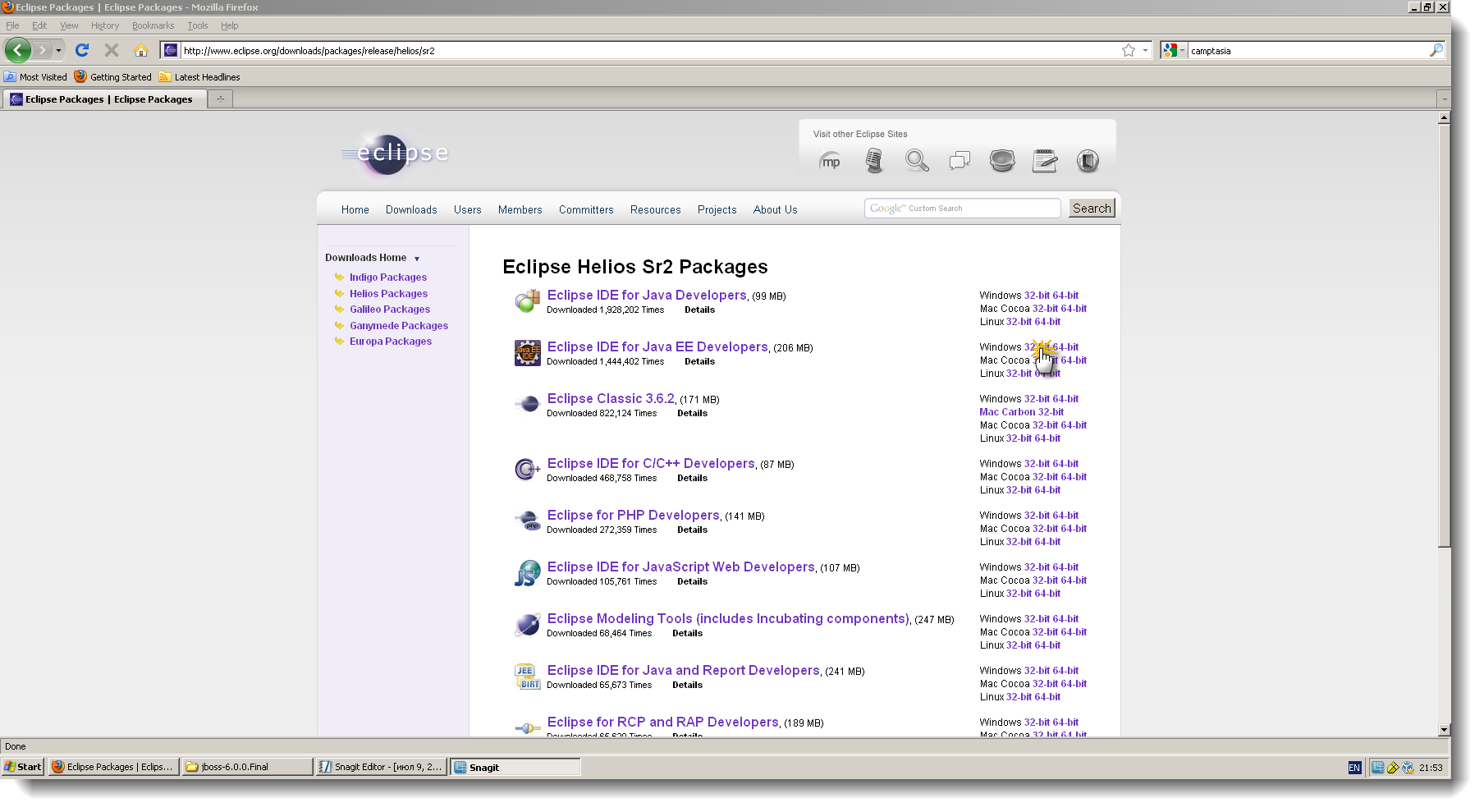 Eclipse Helios и Jboss6
