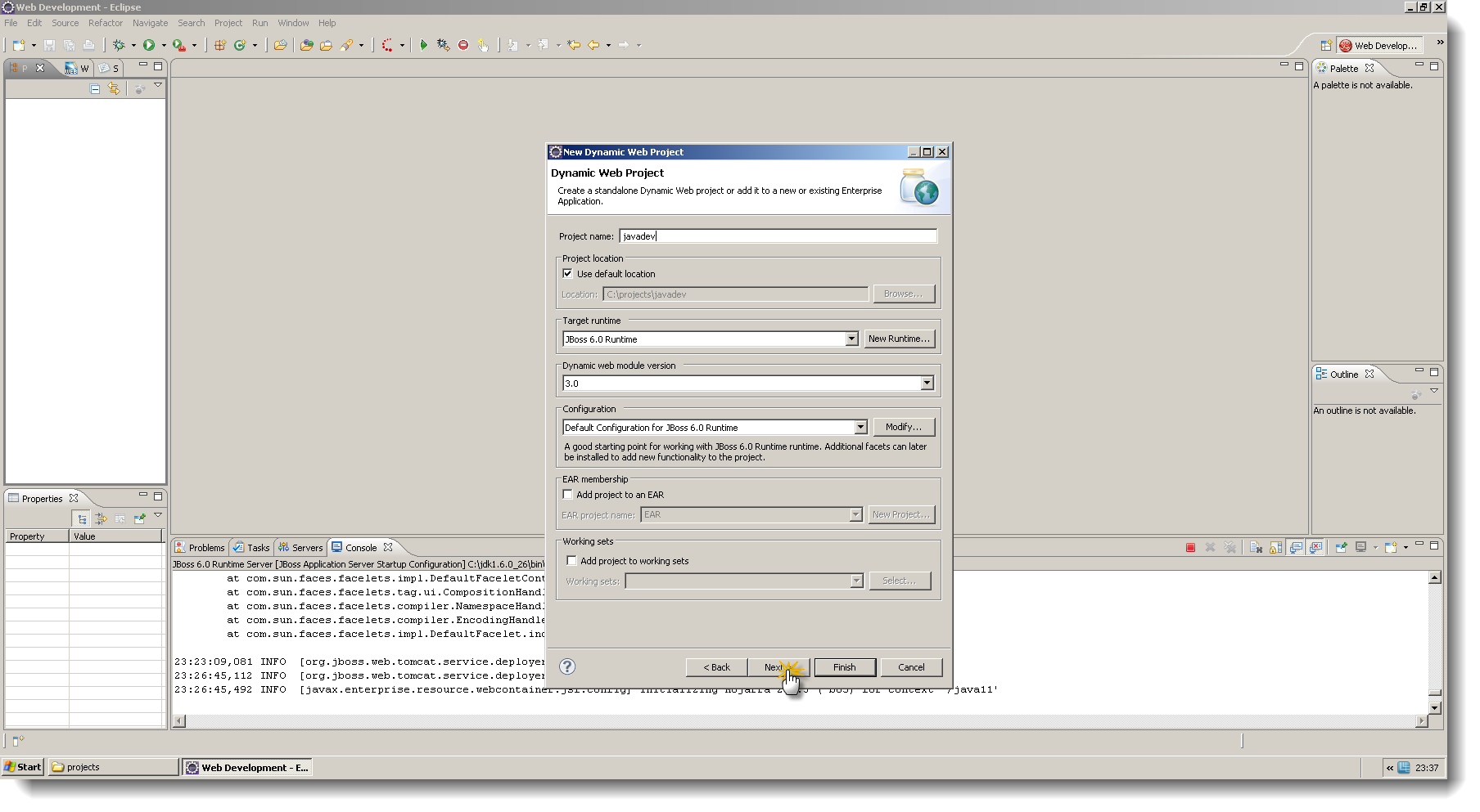 Eclipse Helios и Jboss6