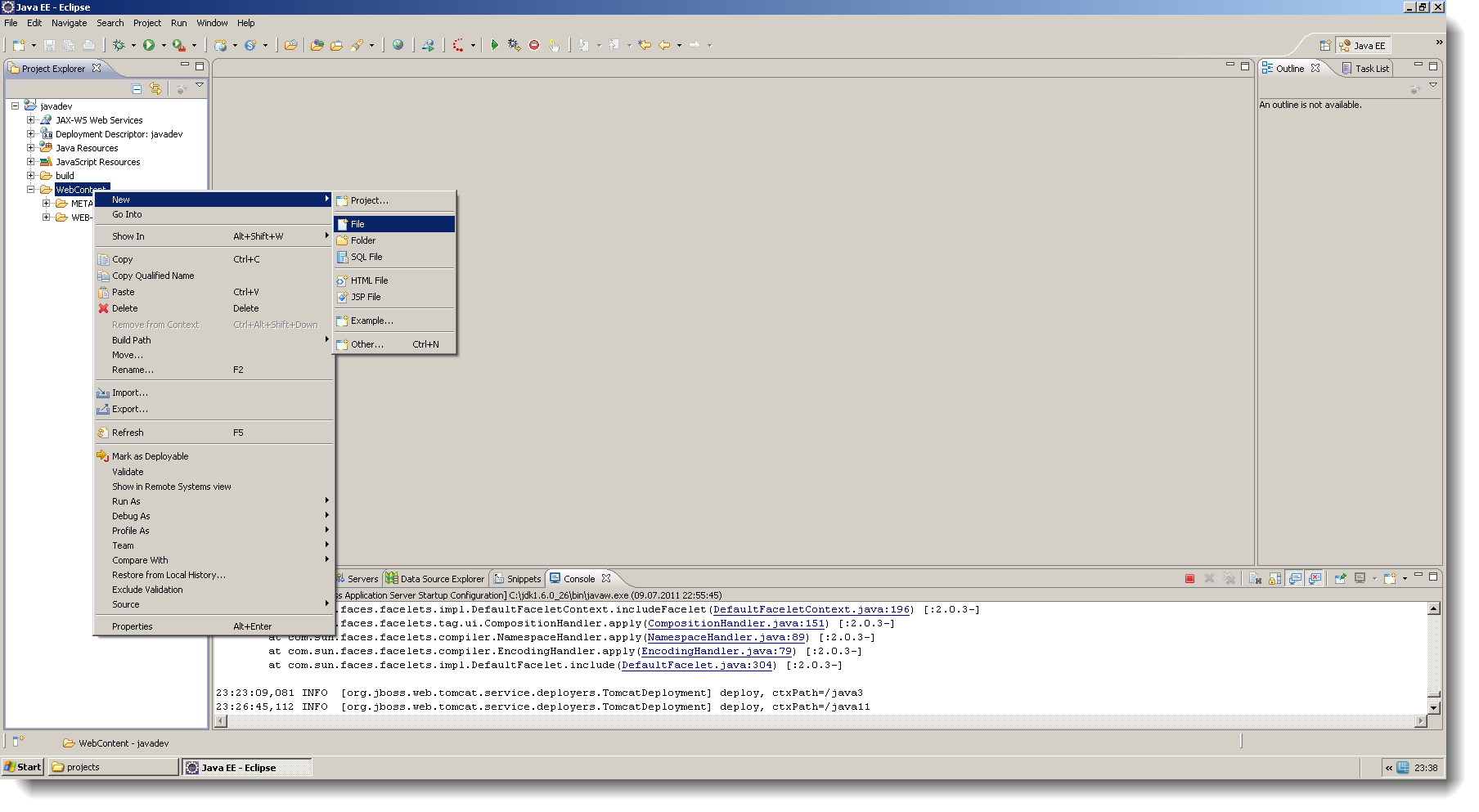Eclipse Helios и Jboss6
