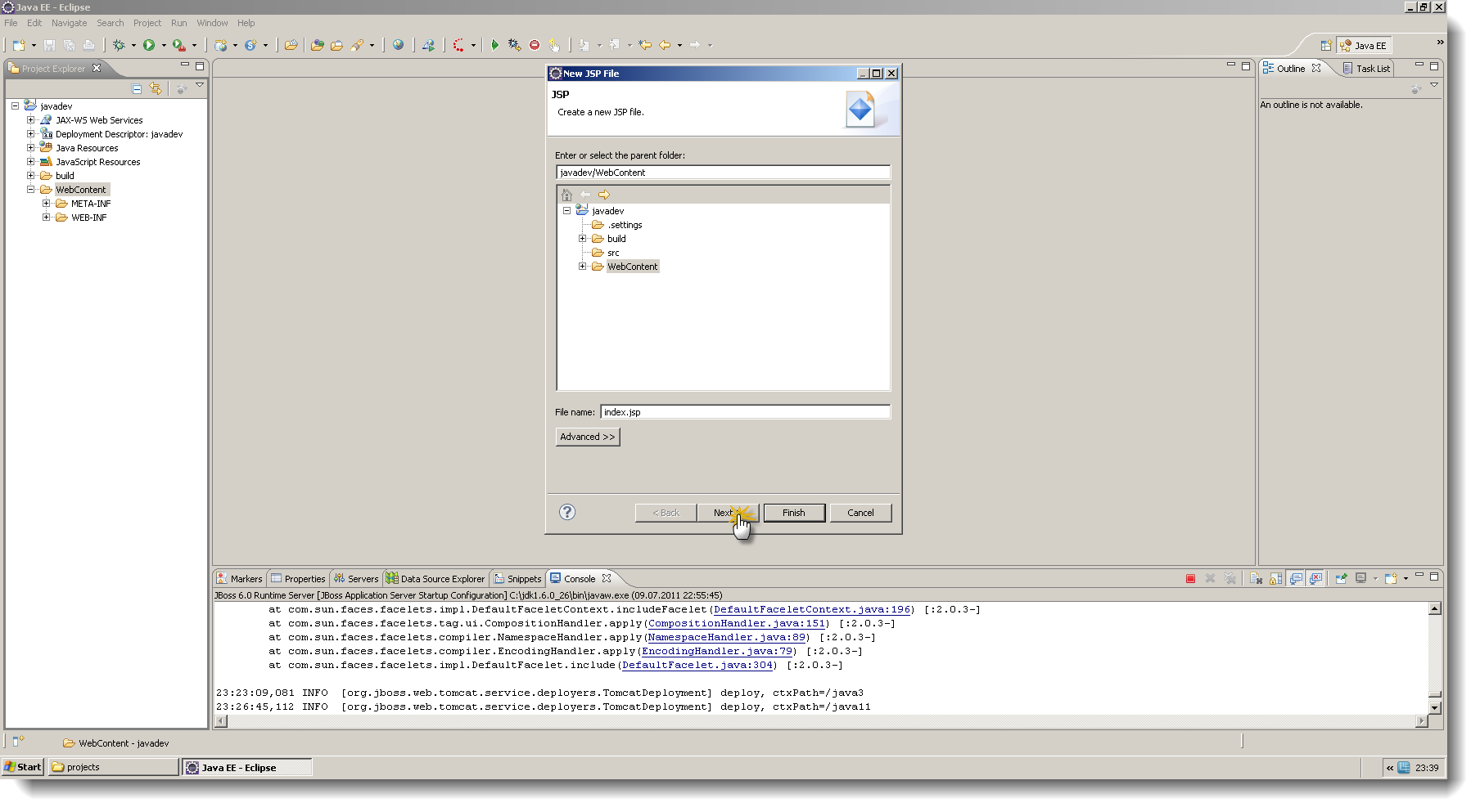 Eclipse Helios и Jboss6