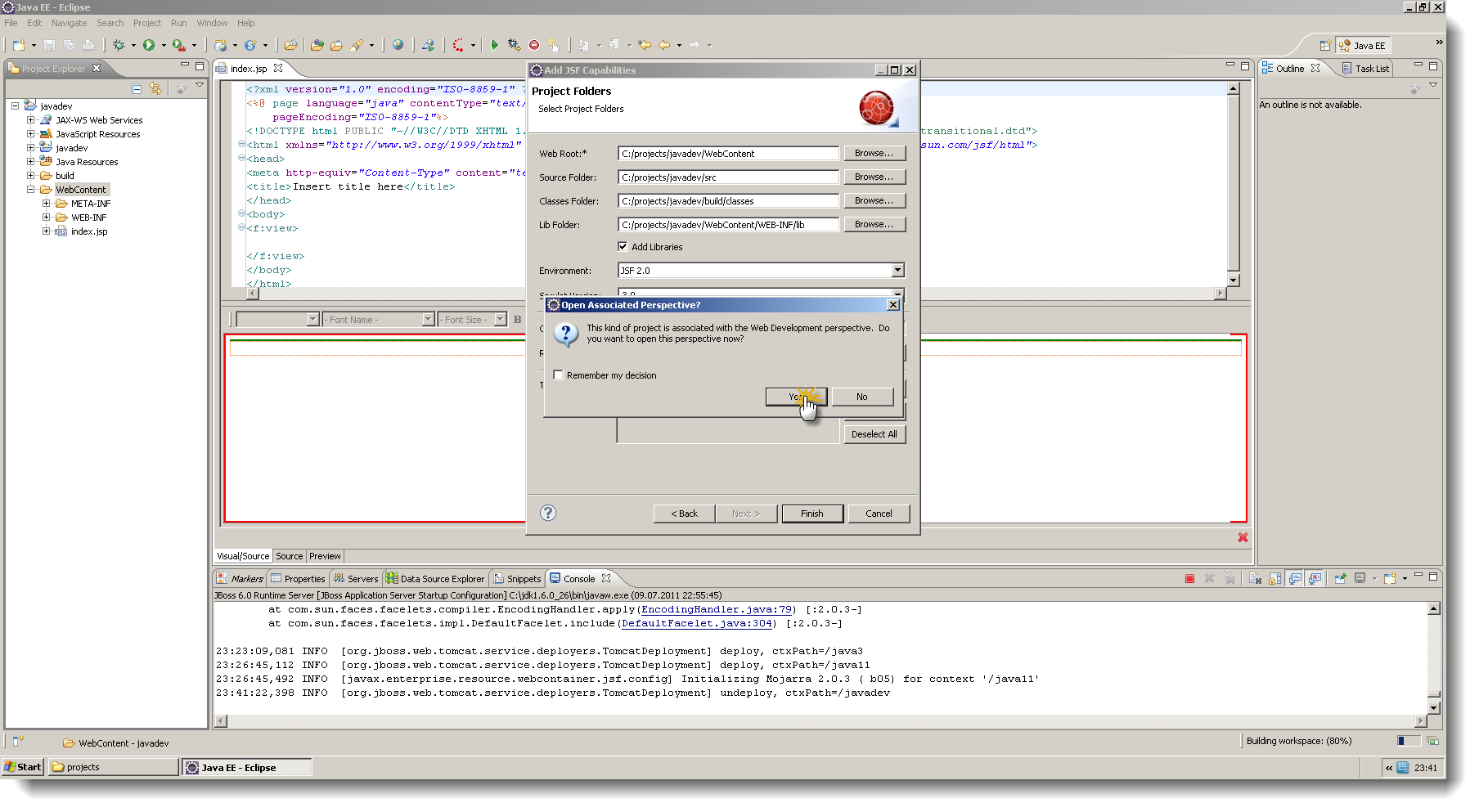 Eclipse Helios и Jboss6